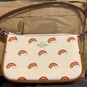 Coach Nolita 19 Rainbow print new with tags